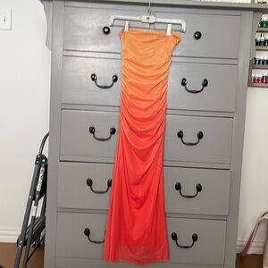 Sunset Strapless Dress